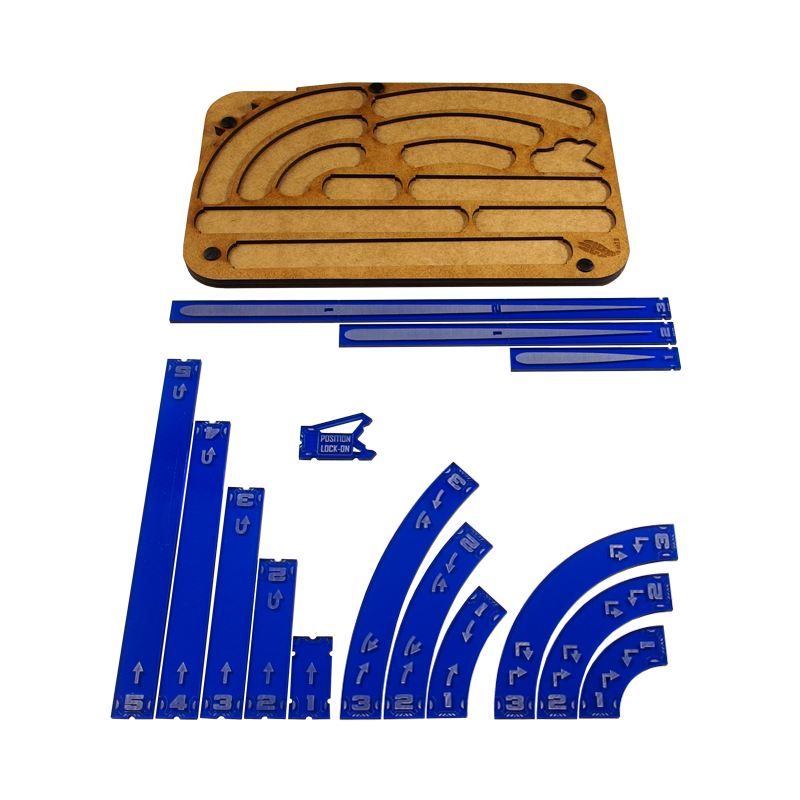 Space Fighter Manouver Tray - BLUE