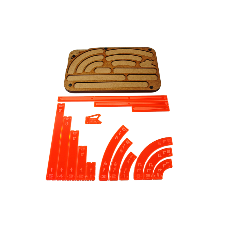 Space Fighter Manouver Tray - ORANGE