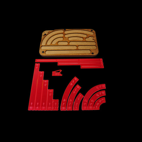 Space Fighter Manouver Tray - RED