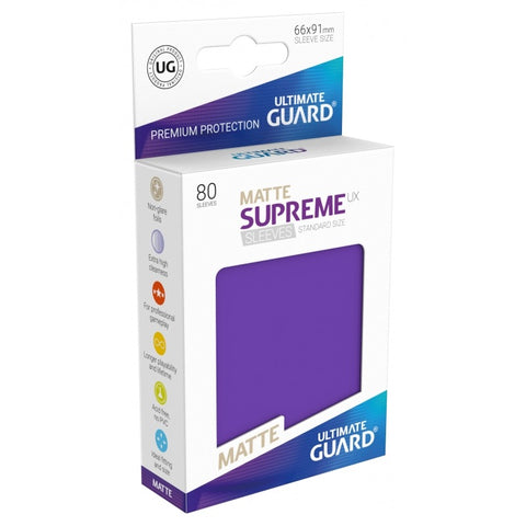 SUPREME UX Matte Sleeves - Standard Size (80)