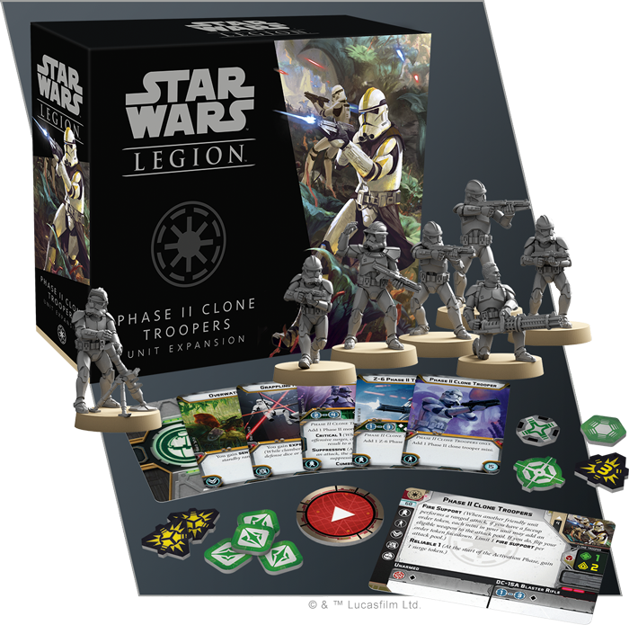 PHASE II CLONE TROOPERS Unit Expansion