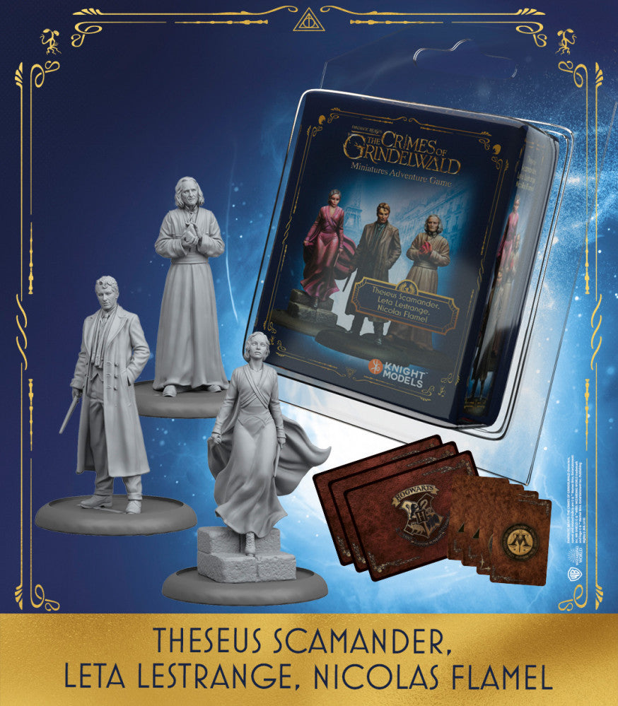 THESEUS SCAMANDER & LETA LESTRANGE & NICOLAS FLAMEL