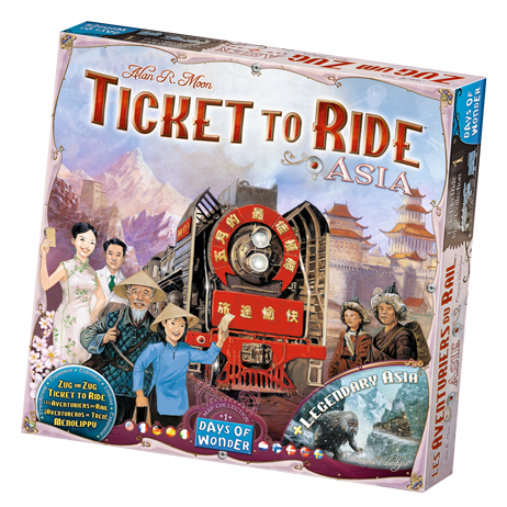 Ticket To Ride - ASIA Map Collection