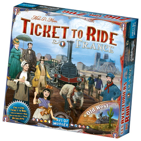Ticket To Ride - FRANCE & OLD WEST: Map Collection