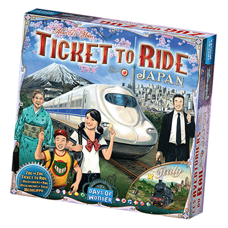 Ticket to Ride - Japan & Italy Map Collection