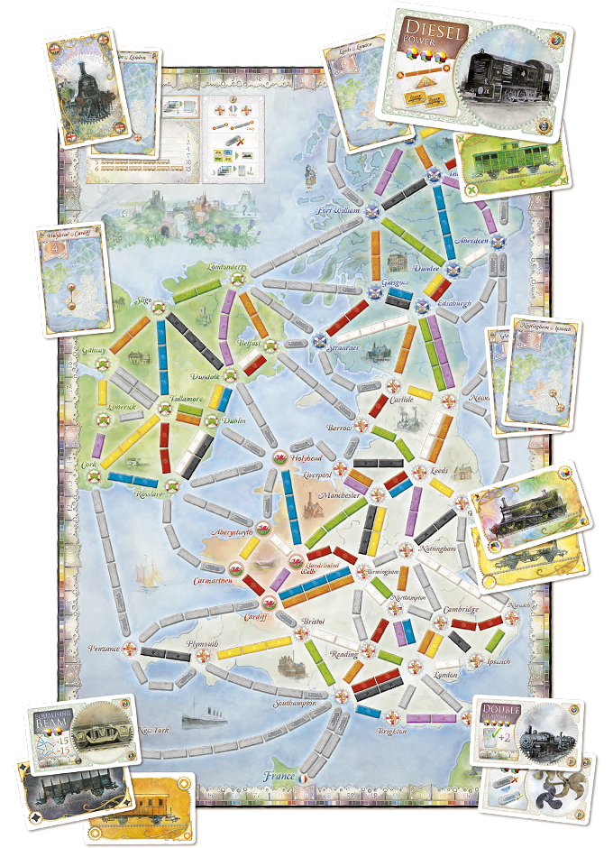 Ticket To Ride - UNITED KINGDOM: Map Collection