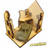 Ruined Town House Set (15mm)