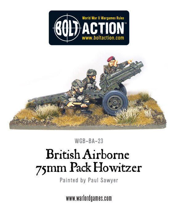 British Para 75mm Pack Howitzer & Crew
