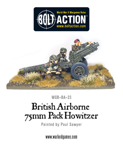 British Para 75mm Pack Howitzer & Crew
