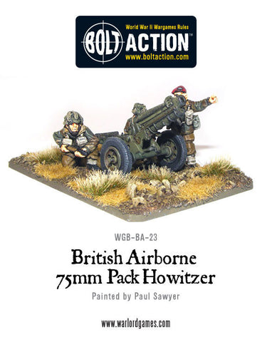 British Para 75mm Pack Howitzer & Crew
