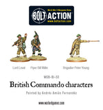 Commando characters (Lord Lovat, Piper Millin & Brigadier Young)