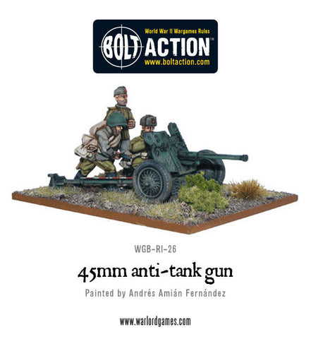 Soviet 45mm Anti Tank Gun