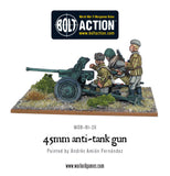 Soviet 45mm Anti Tank Gun