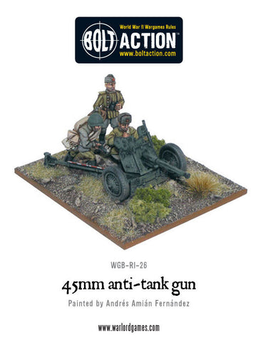 Soviet 45mm Anti Tank Gun
