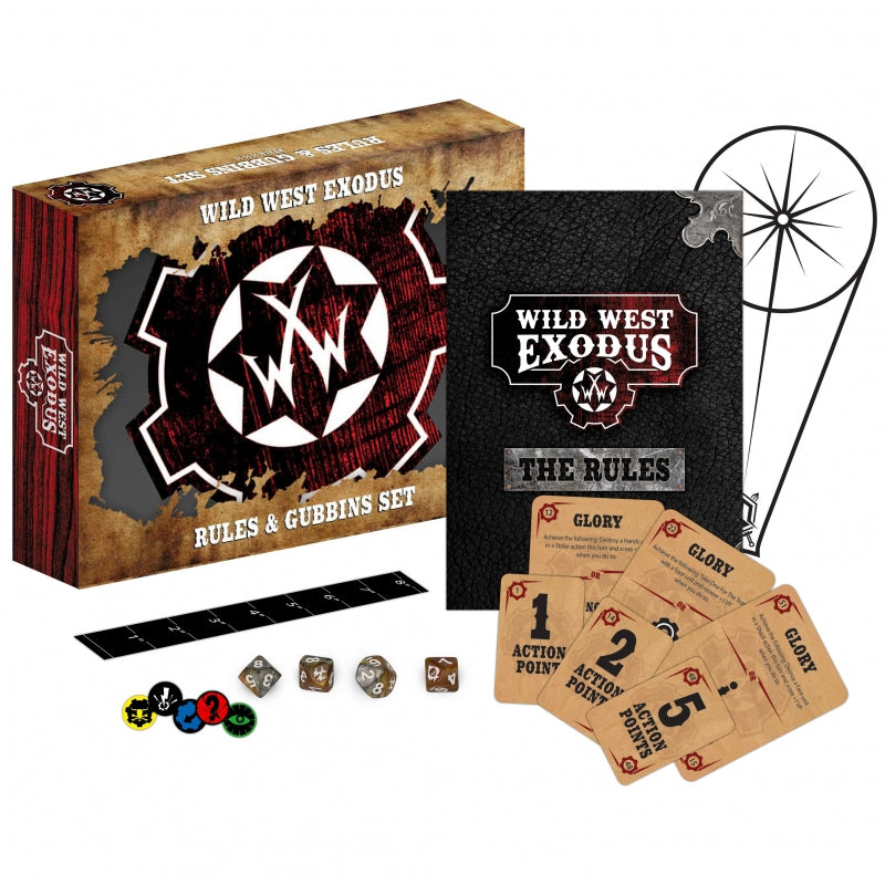 WILD WEST EXODUS Rules & Gubbins Set