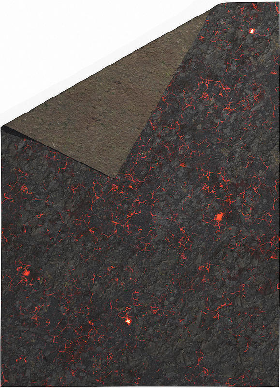 G-Mat: Double sided: HELL ON EARTH and SWAMP (44"x30")